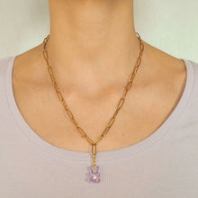 Load image into Gallery viewer, JELLY BABY PURPLE NECKLACE