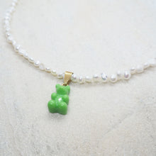 Load image into Gallery viewer, NOSTALGIC BEAR NECKLACE GREEN