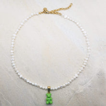 Load image into Gallery viewer, NOSTALGIC BEAR NECKLACE WHITE