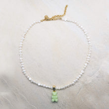 Load image into Gallery viewer, NOSTALGIC BEAR NECKLACE BLUE