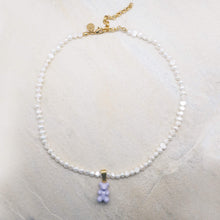 Load image into Gallery viewer, NOSTALGIC BEAR NECKLACE BLUE