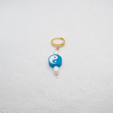 Load image into Gallery viewer, YIN AND YANG BLUE HOOP