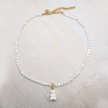 Load image into Gallery viewer, NOSTALGIC BEAR NECKLACE WHITE
